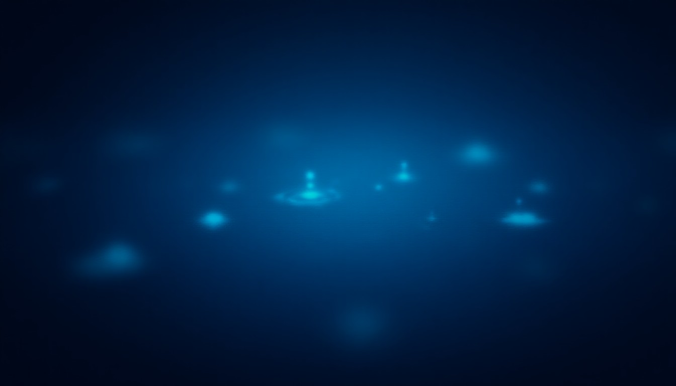 abstract network of glowing nodes connecting silicon chips, satellites, and battery cells against dark gradient