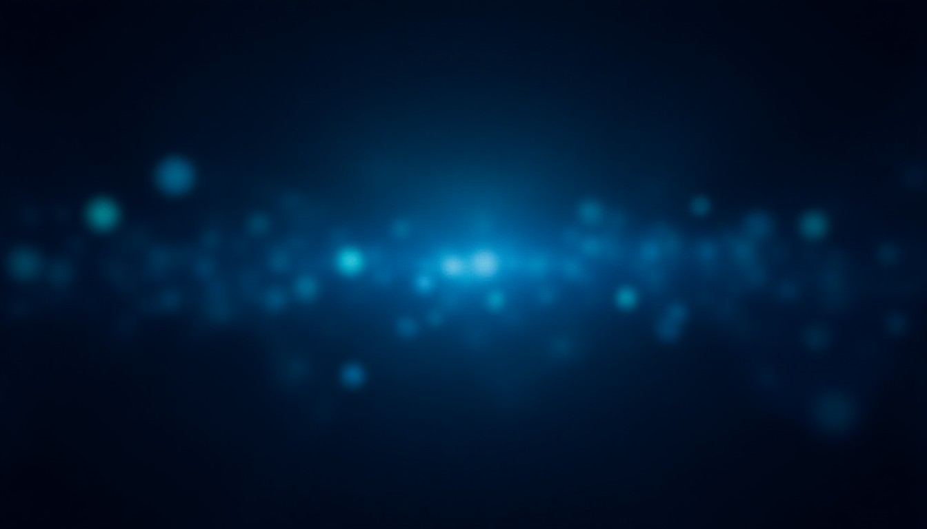 abstract orbital debris field with glowing data streams and geometric home devices