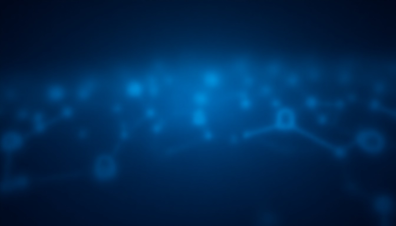 abstract network of glowing lines and nodes representing AI, security and hardware flow