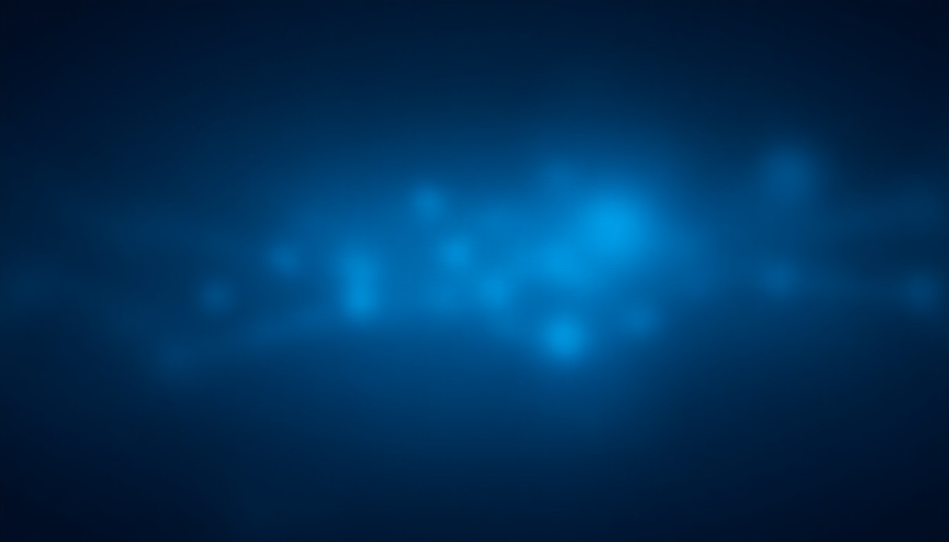 Abstract digital network with glowing nodes and flowing data lines representing cybersecurity and AI innovation