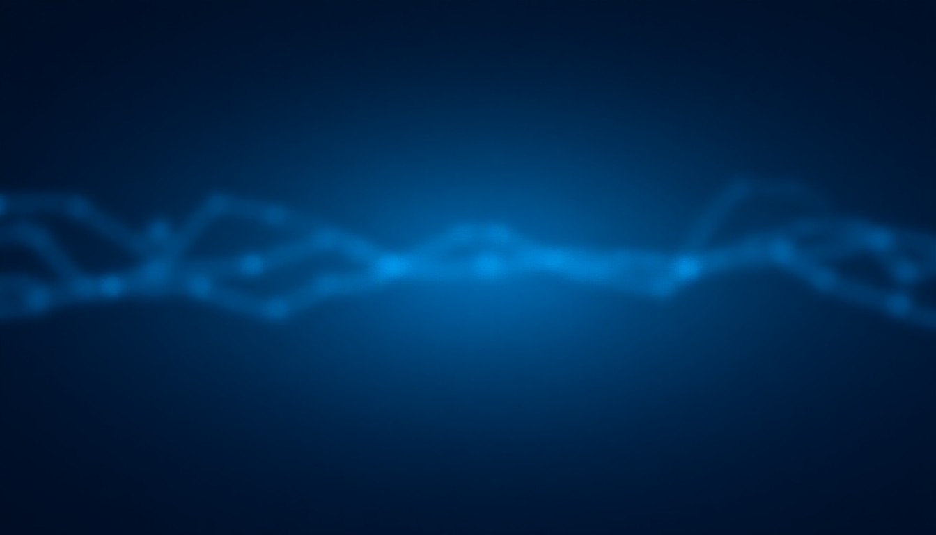 Abstract digital network lines intersecting with a subtle overlay of fragmented geometric shapes suggesting data flow and security layers